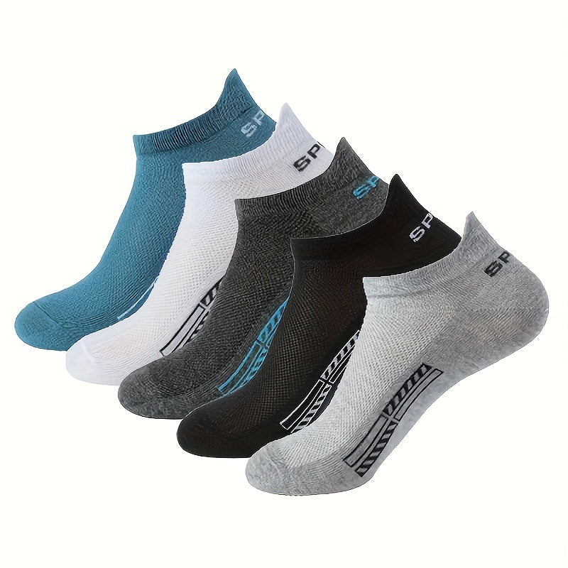 5 Pairs of Padel Ankle Socks (Unisex)